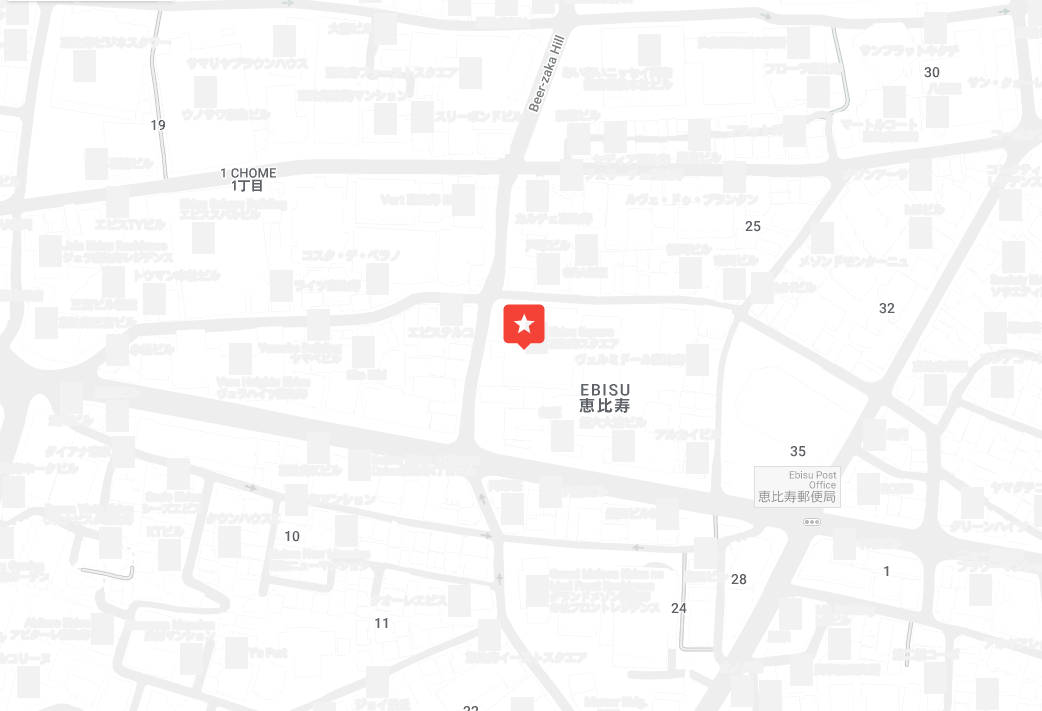 東京オフィスの地図